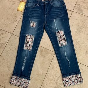 L&B Denim - Baseball Capris